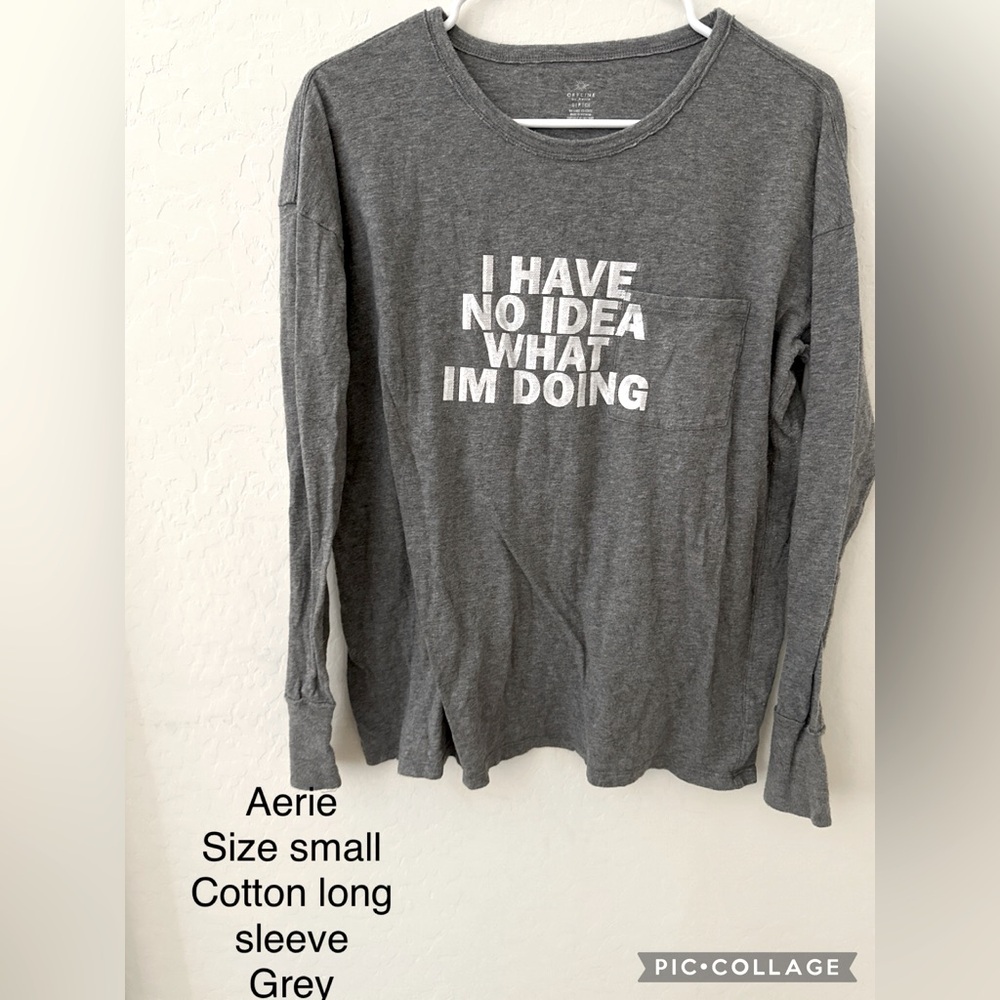 Aerie long sleeve athletic shirt size small